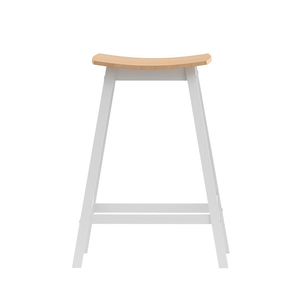 Chair Kingdom 2x Bar Stools Wooden Chairs Oak