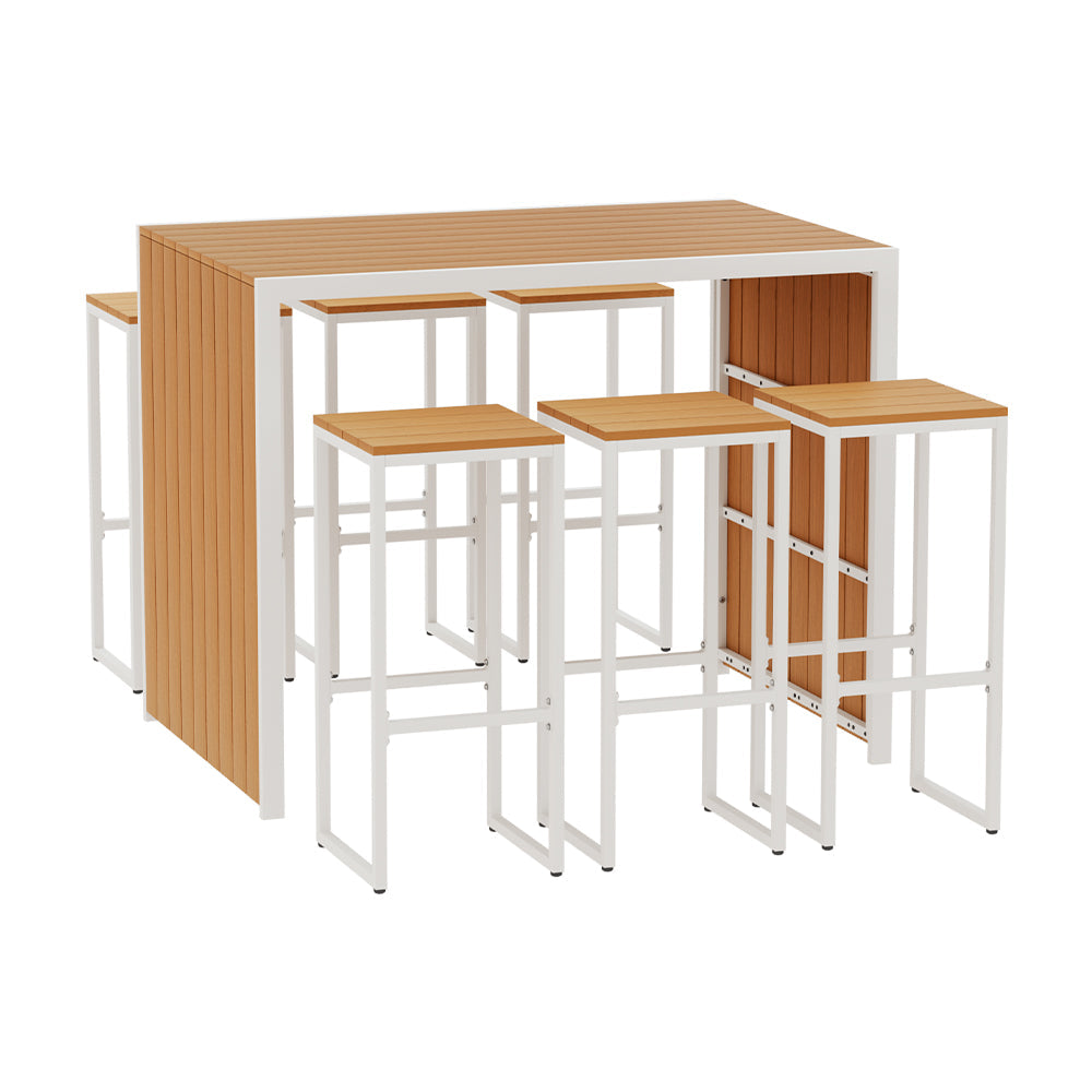 Portsea 7 Piece Outdoor Bar Set