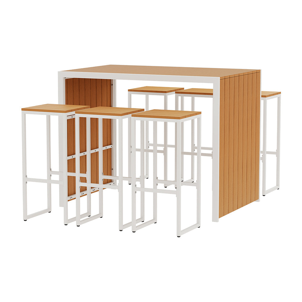Portsea 7 Piece Outdoor Bar Set