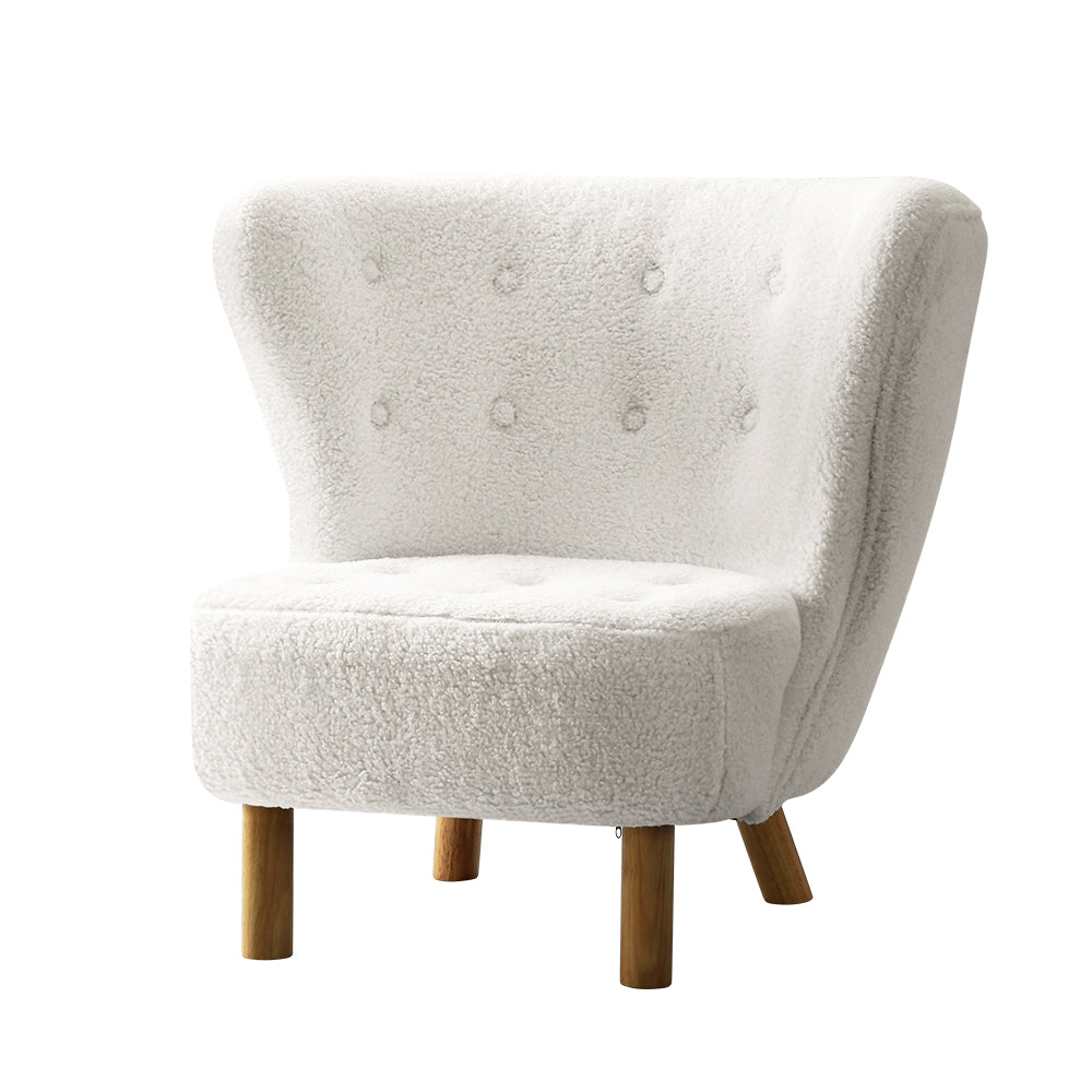 Chair Kingdom Armchair Lounge Accent Chair Armchairs Couch Chairs Sofa Bedroom White