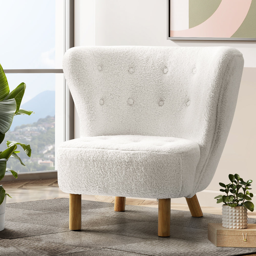 Chair Kingdom Armchair Lounge Accent Chair Armchairs Couch Chairs Sofa Bedroom White