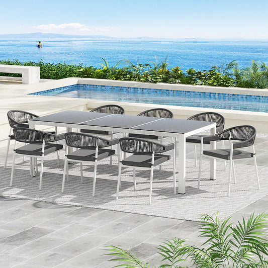 Sorrento 9-Piece Premium Outdoor Dining Set